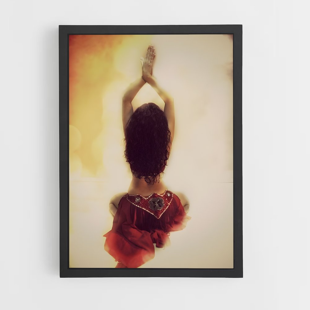 Poster Petite Danseuse Rouge (vue 2)